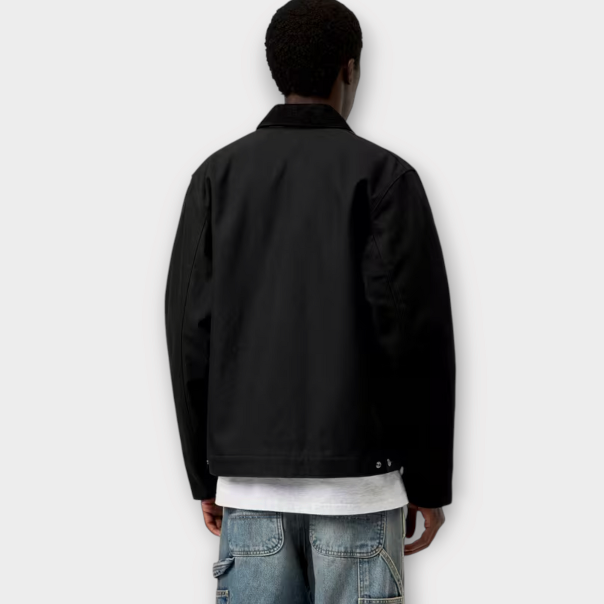 Carhartt WIP Detroit Jacket Black / Black rigid, view 4