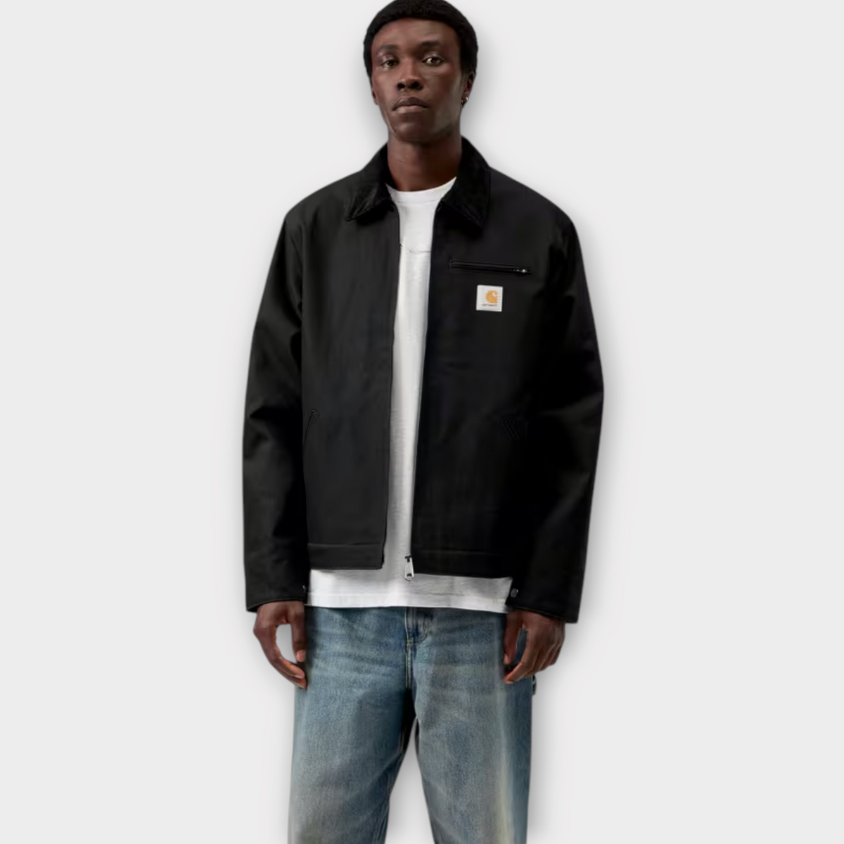 Detroit Jacket Black / Black rigid, view 3