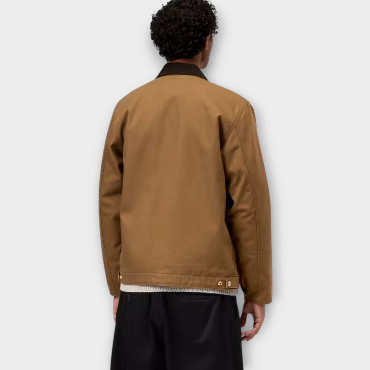 Carhartt WIP Detroit Jacket Hamilton Brown / Tobacco rigid, view 4