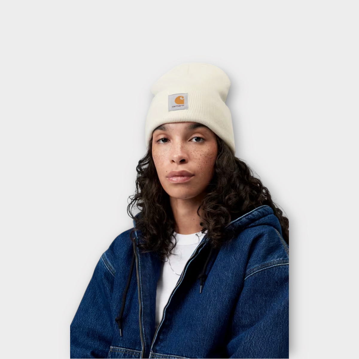 Carhartt WIP Acrylic Watch Hat Natural, view 3