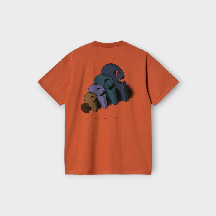 Carhartt WIP Diagram C Orange Tee