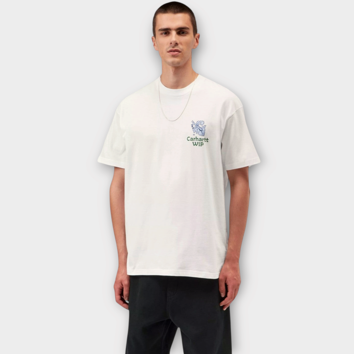 Carhartt WIP S/S Grape Picker Tee White, view 3