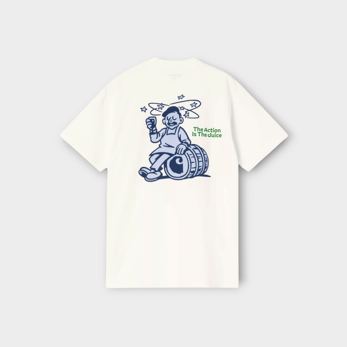 S/S Grape Picker Tee White, view 1