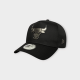 New Era Metallic Eframe Chicago Bulls Black Cap