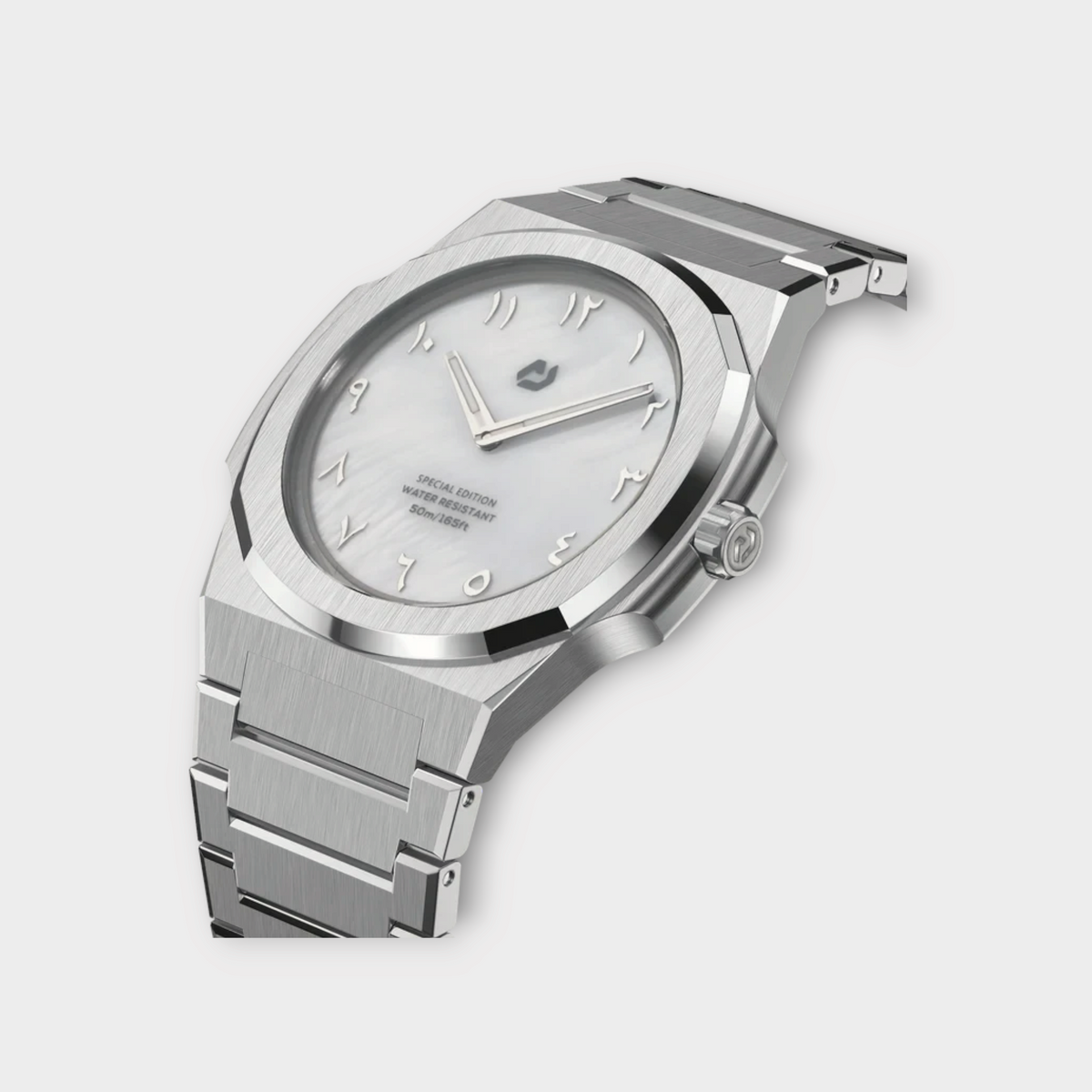 MS MOP Silver 38mm, view 3