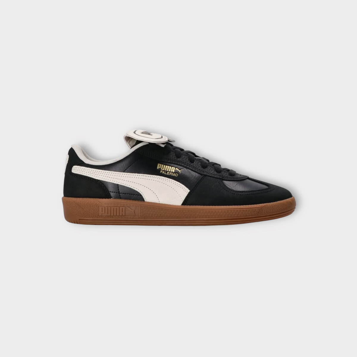 Palermo Premium Sneakers Black Warm White, view 1