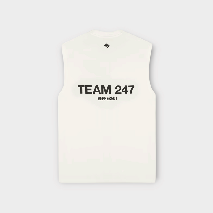 247 by Represent Represent 247 Oversized Tank Flat White