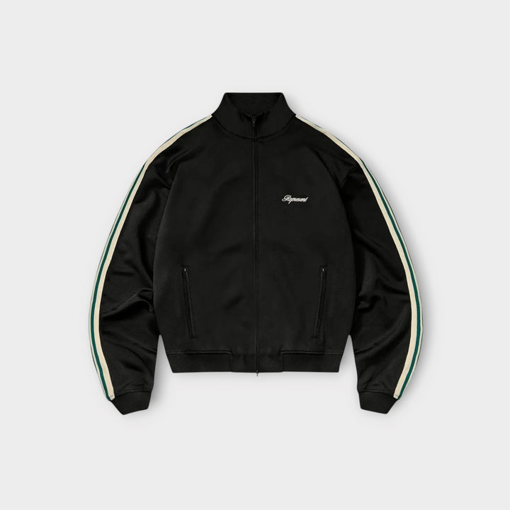 Represent Jet black Taped Track Jacket