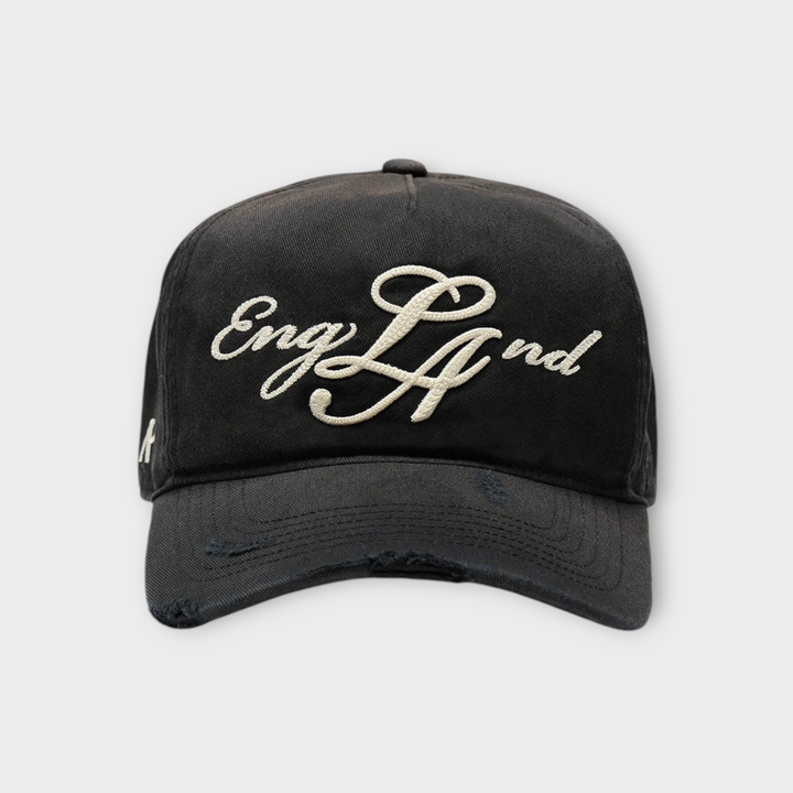 Represent LA ENGLAND Cap Aged Black