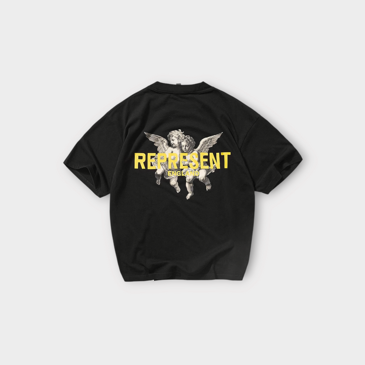 Represent Legacy Cherubs Tee Jet Black