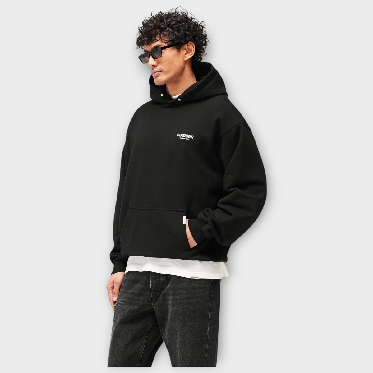 Represent Owners Club Black Hoodie, view 4