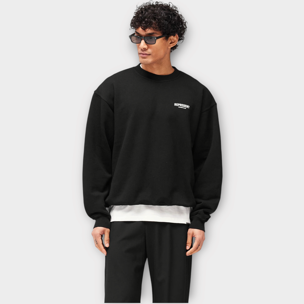 Owners Club Black Sweater, view 3