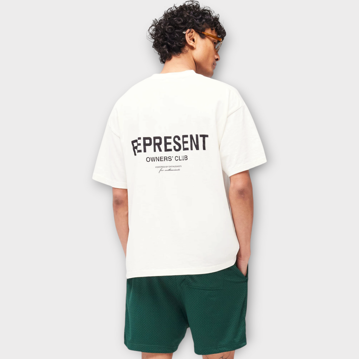 Represent Owners Club Tee Flat White, view 4