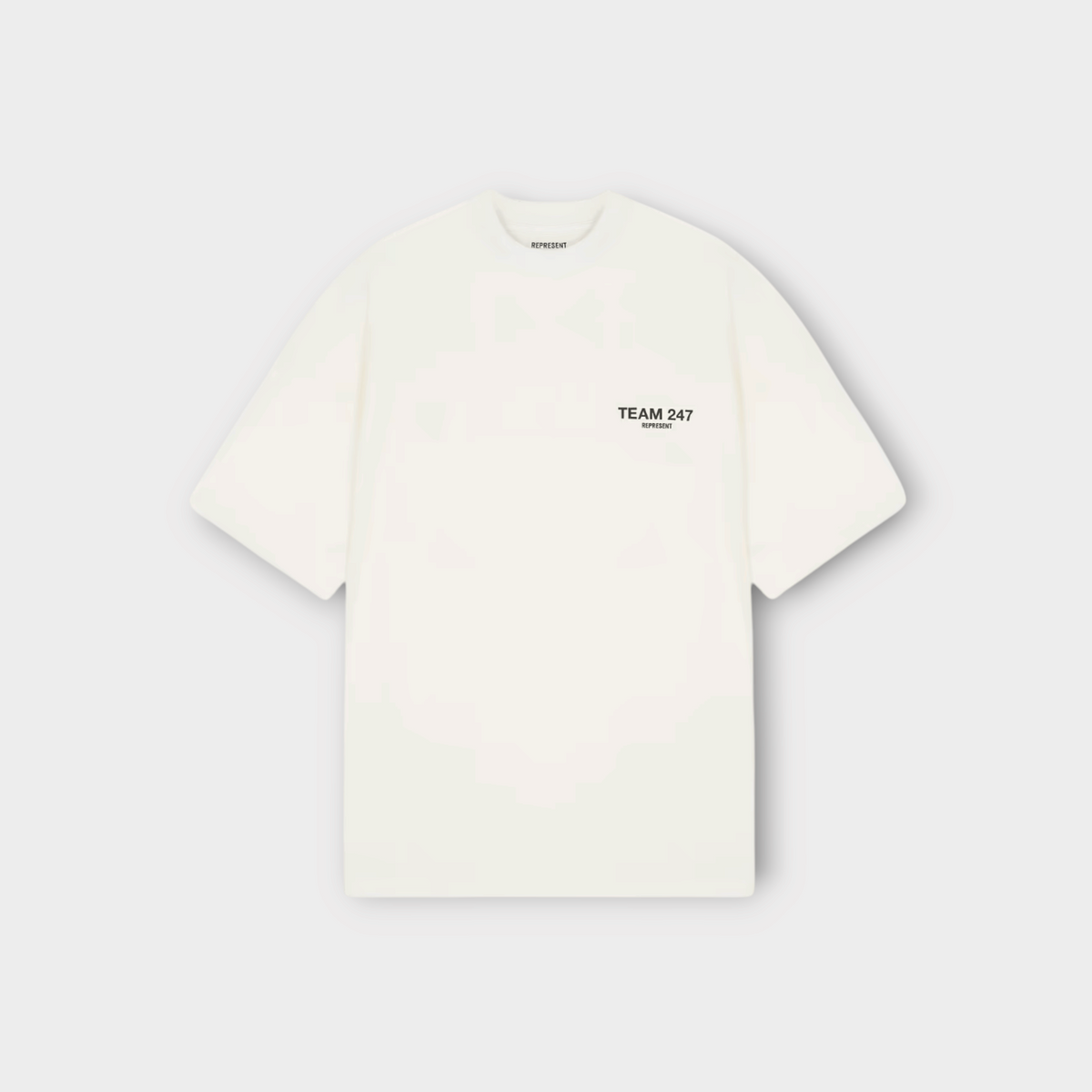 Represent Team 247 Oversized Tee Flat White, view 2