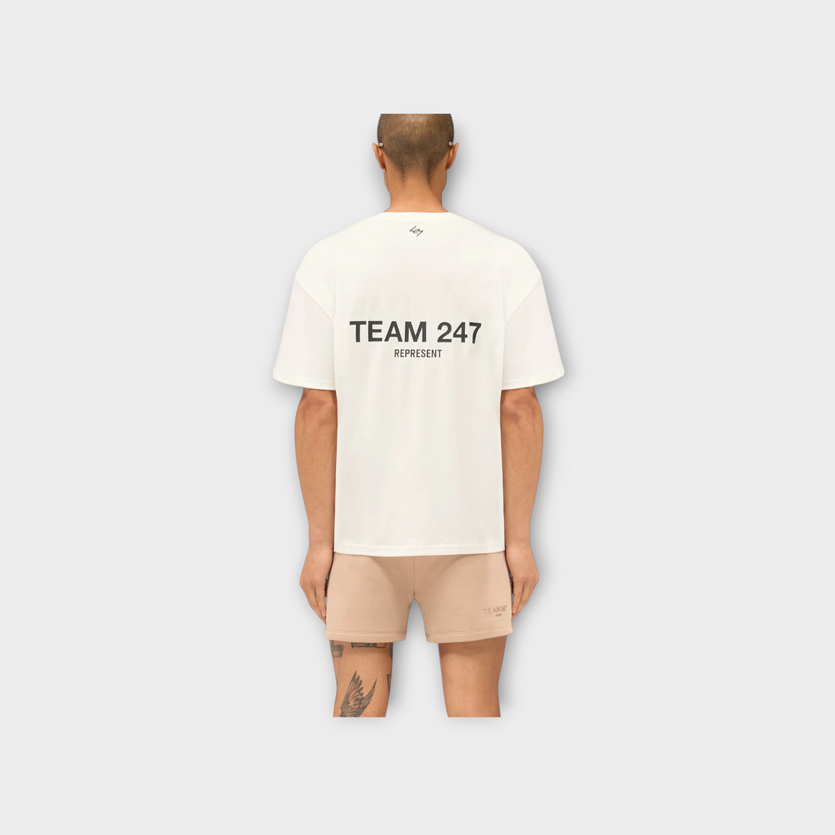 247 by Represent Represent Team 247 Oversized Tee Flat White, view 5