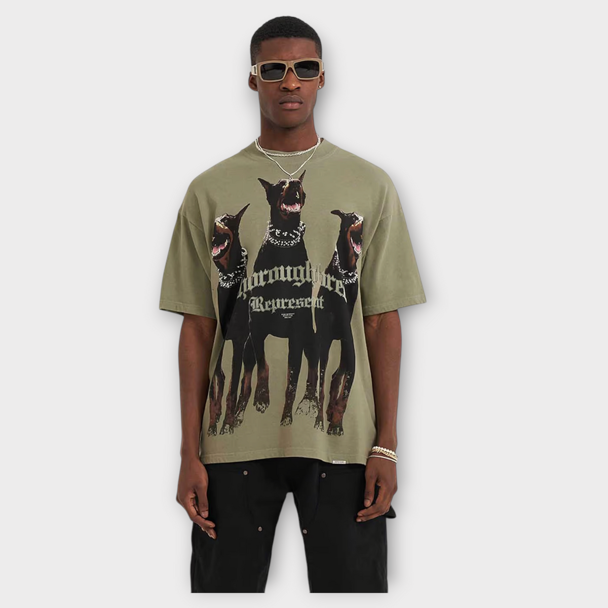 Thoroughbred Tee Khaki, view 2