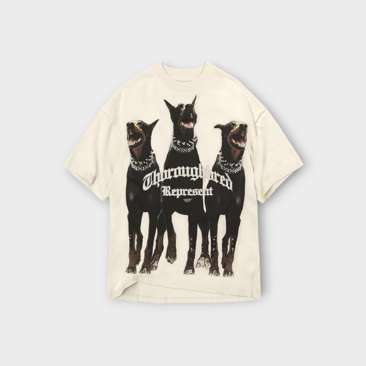 Represent Thoroughbred Vintage White Tee