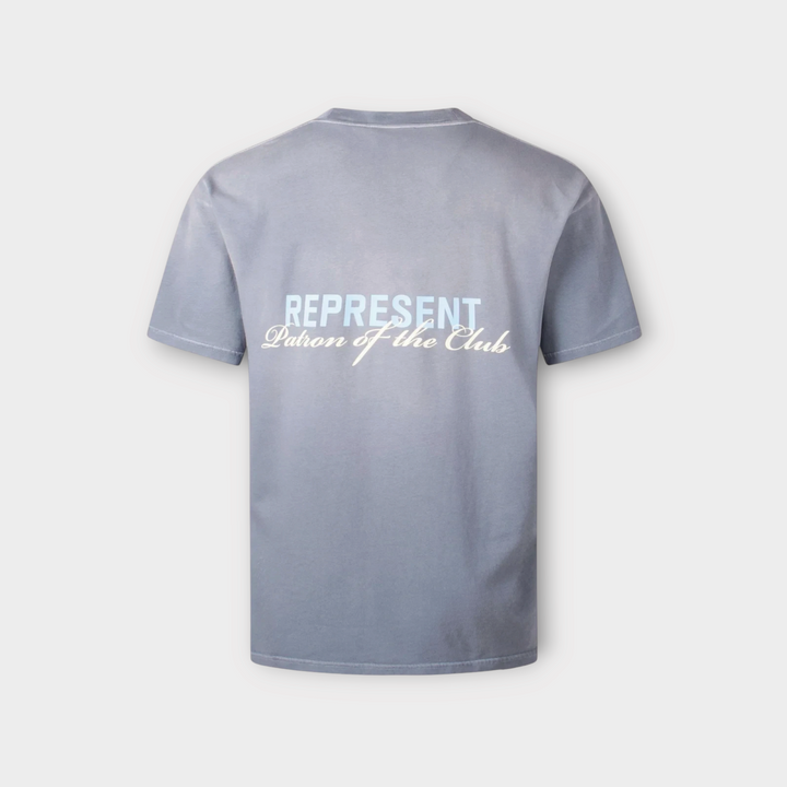 Represent Patron Of The Club Washed Grey Tee