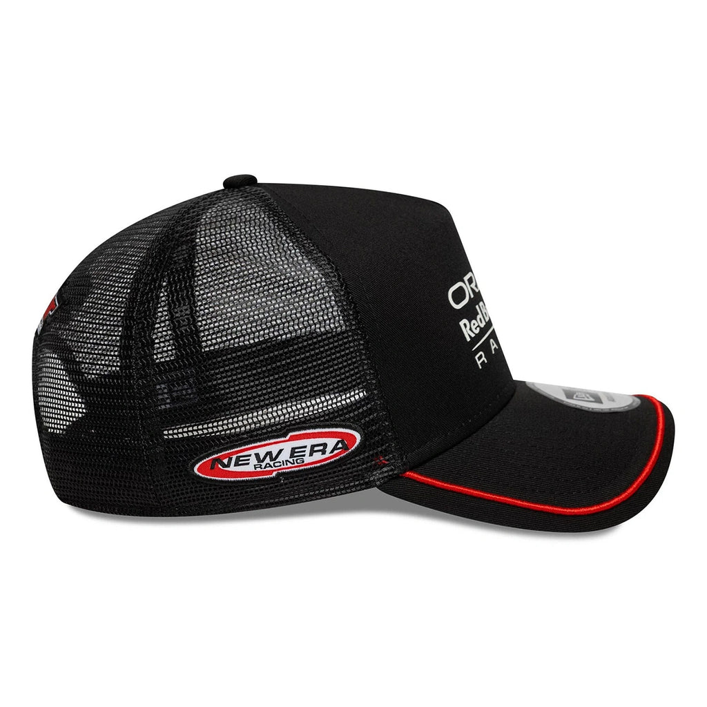 New Era Red Bull Racing 9Forty Patch Trucker Black Cap