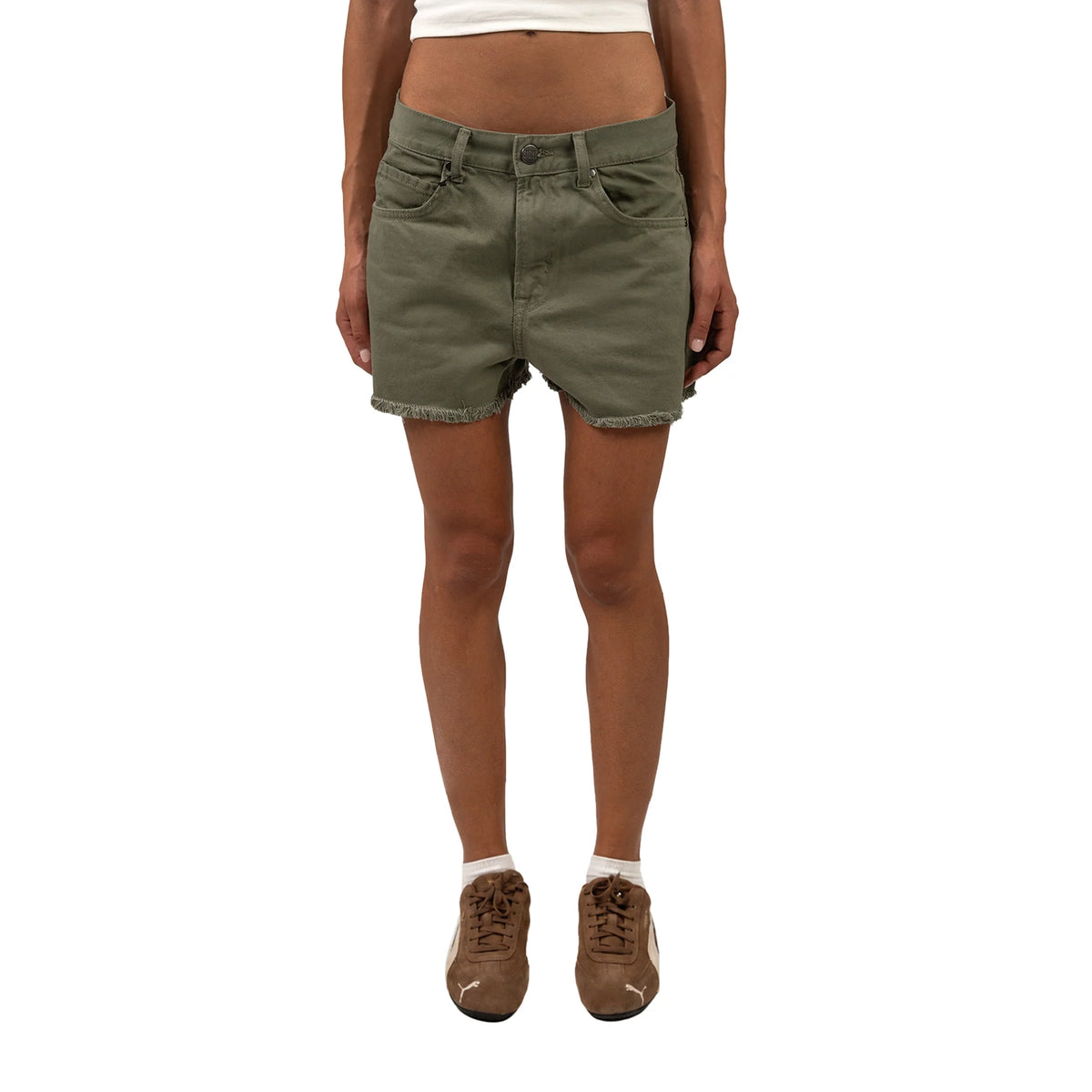 SIGHT Olive Women Shorts