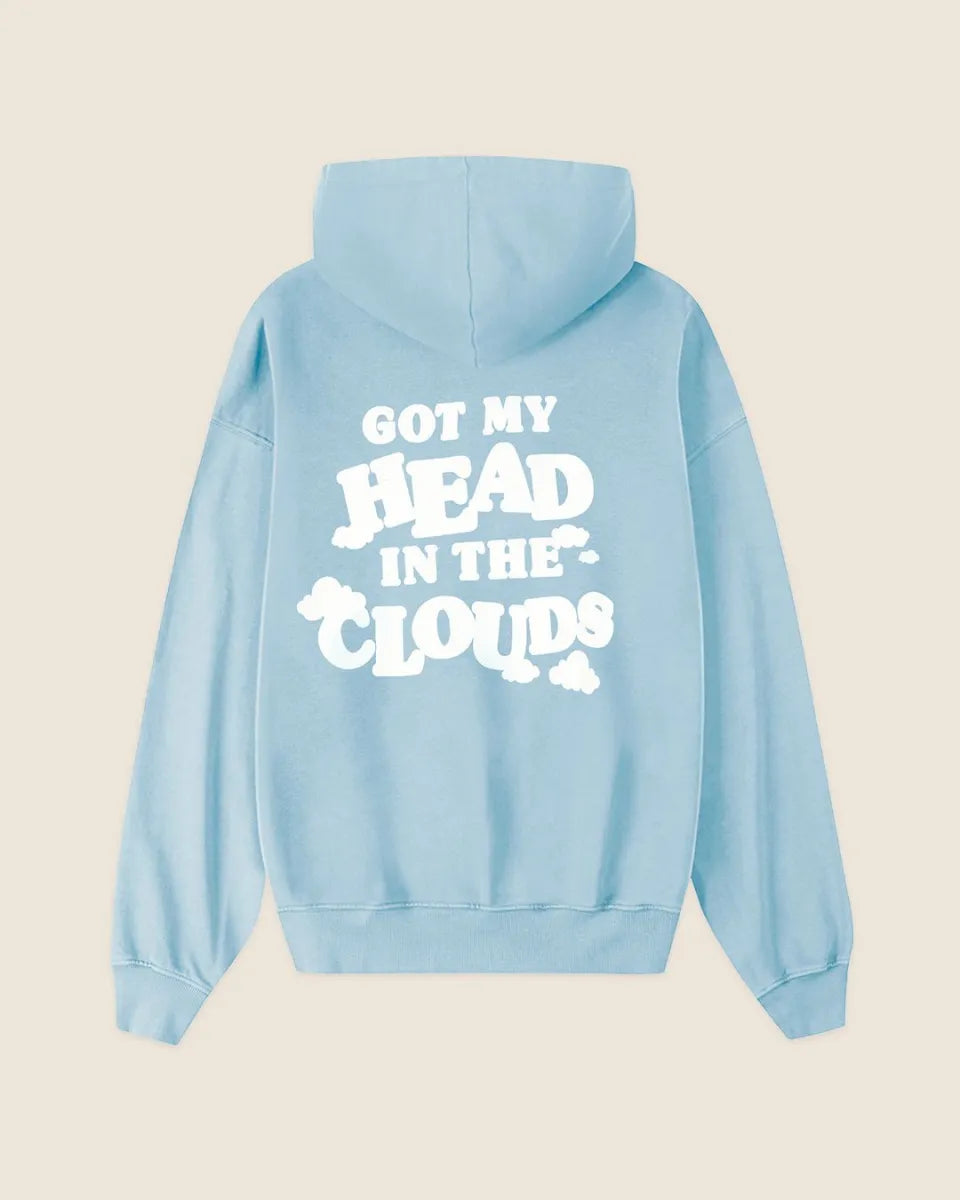 Nude Project Head In The Clouds Baby Blue Hoodie