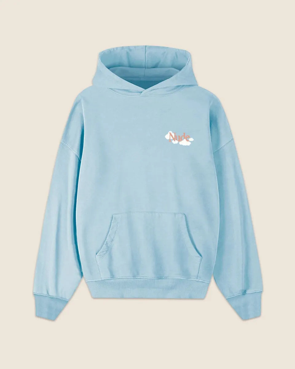 Nude Project Head In The Clouds Baby Blue Hoodie