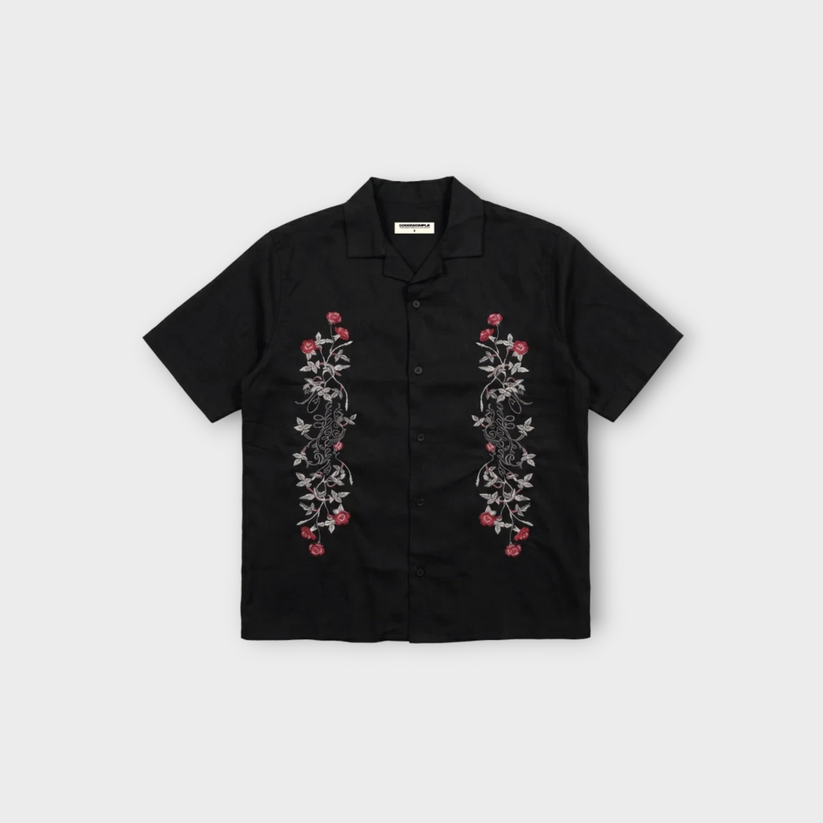 IVY Black Linen Shirt, view 1