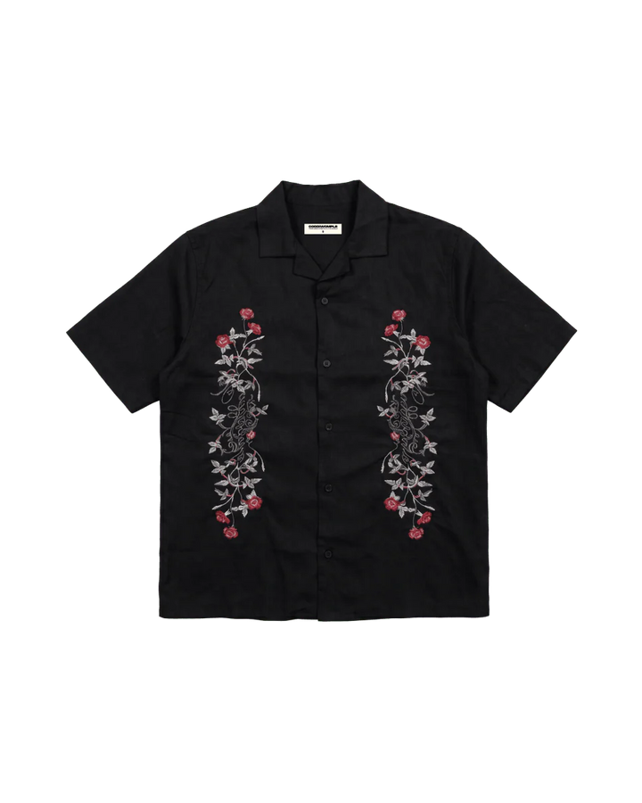 Coddiwomple IVY Black Linen Shirt