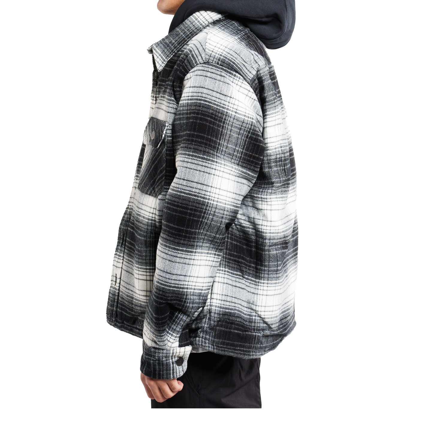 SIGHT Double Layered Plaid Jacket