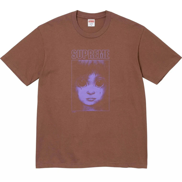 Supreme Margaret Keane Tear Drop Brown T-Shirt