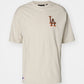 New Era Los Angeles Dodgers Cream/Brown T-Shirt