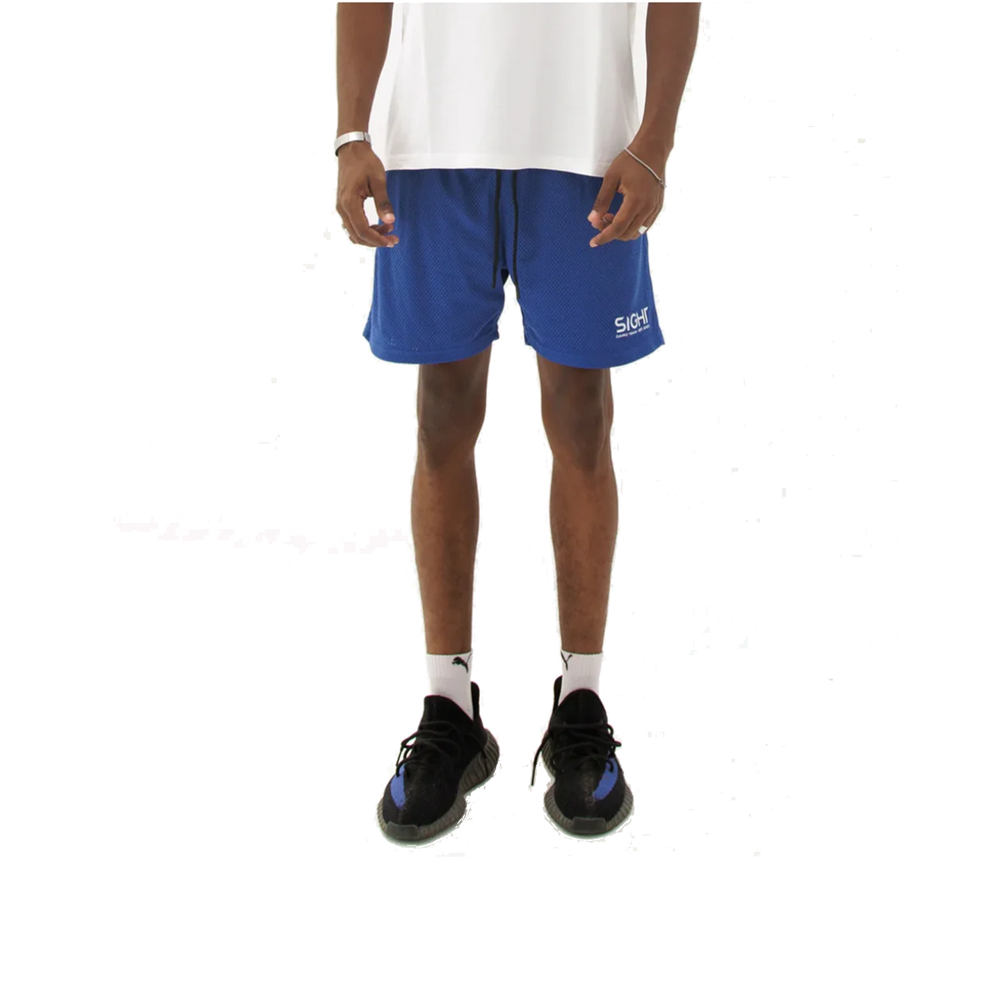 SIGHT Blue Mesh Shorts