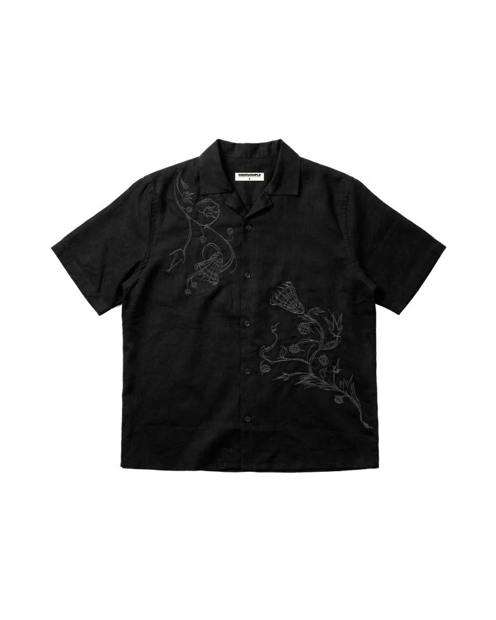 Coddiwomple NYMPH Black Linen Shirt