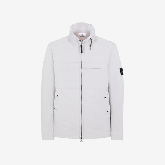 Stone Island Soft Shell Jacket Dove Grey