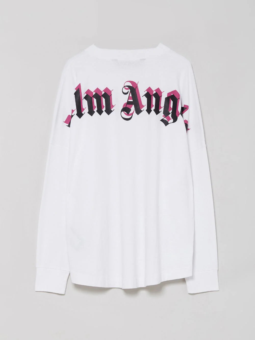 Palm Angels Double Logo White Crewneck