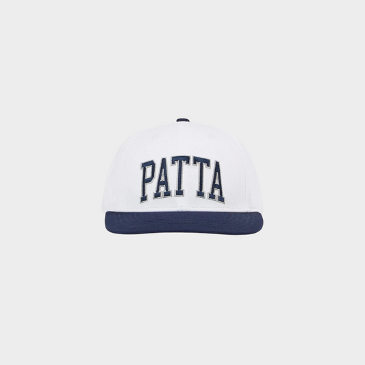 Patta Arc Logo Snapback Cap White