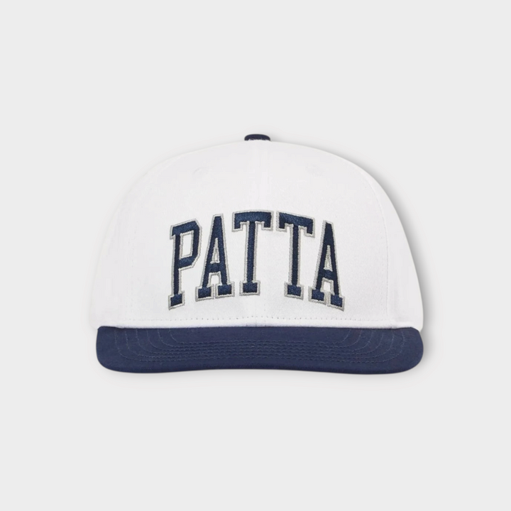 Patta Arc Logo Snapback Cap White