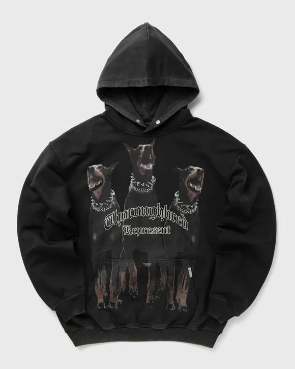 Represent Thoroughbred Vintage Black Hoodie