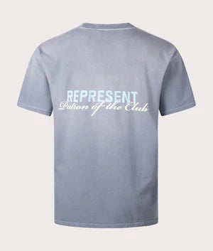 Represent Patron Of The Club Washed Grey T-Shirt