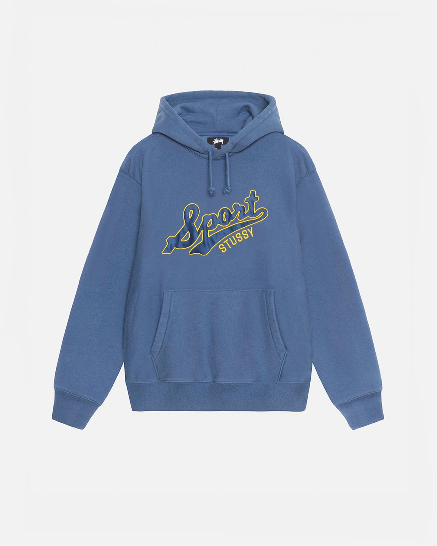 Stussy Satin Patch Blue Hoodie