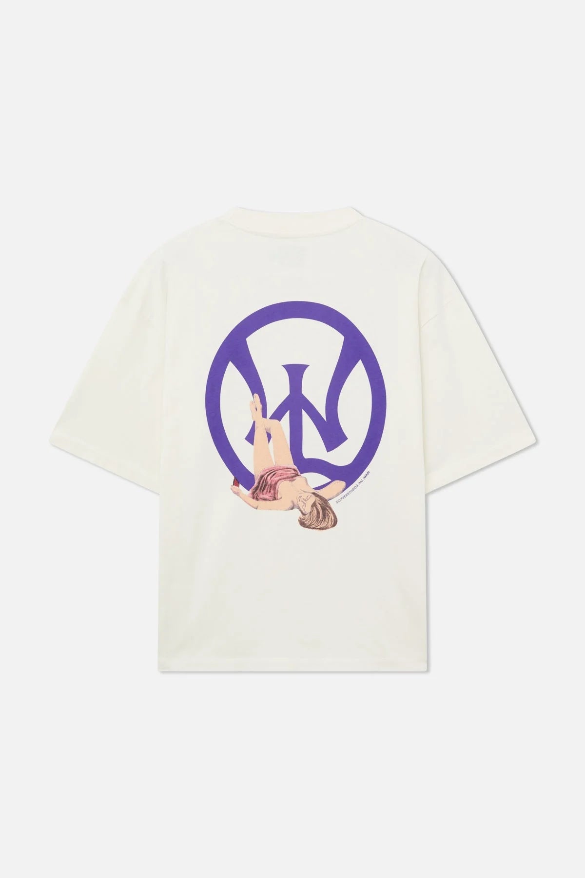 Scuffers Facetime Ecru White T-Shirt