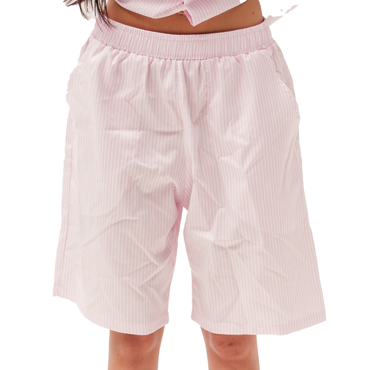 SIGHT Striped Pink Short