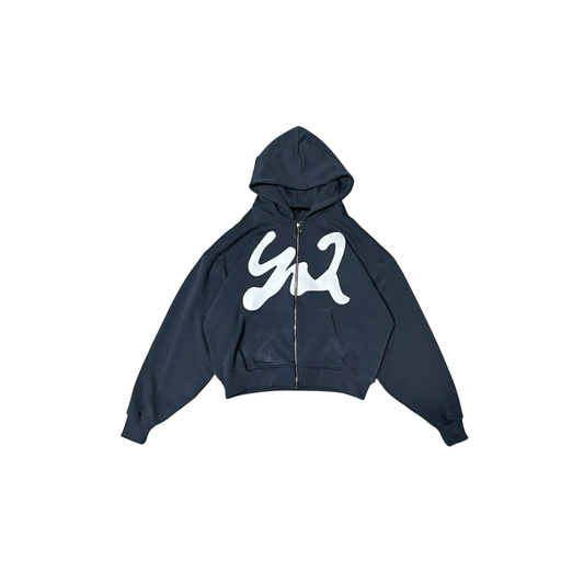 SN2 Grey Demente Zip-Up Jacket