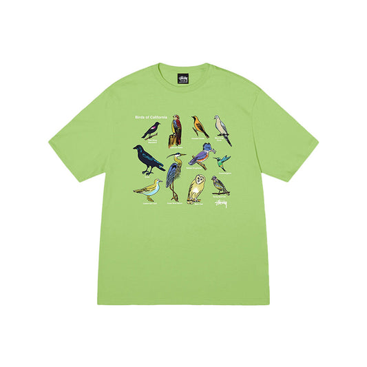 Stussy California Birds Tee Green