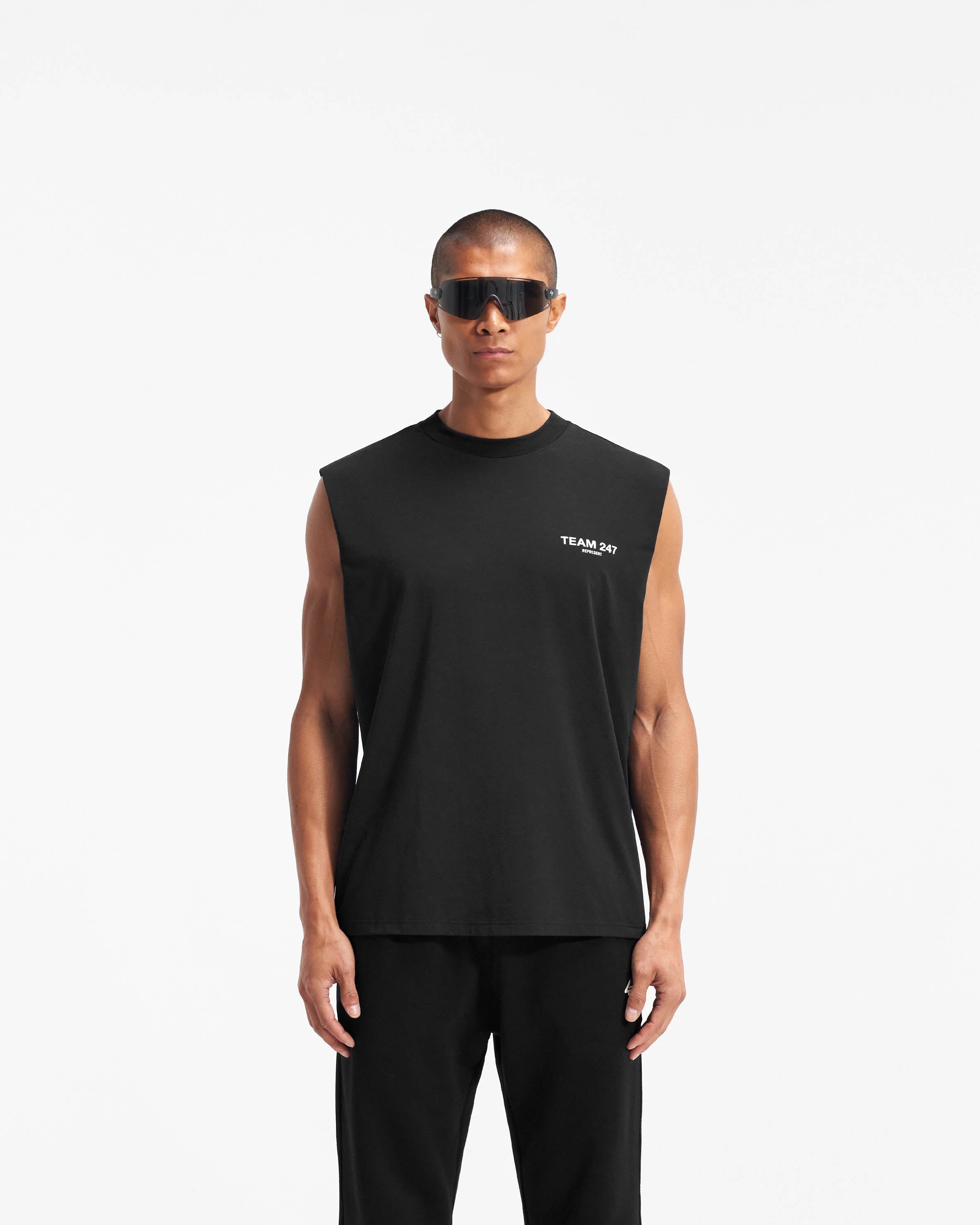 Represent Team 247 Oversized Tank Black