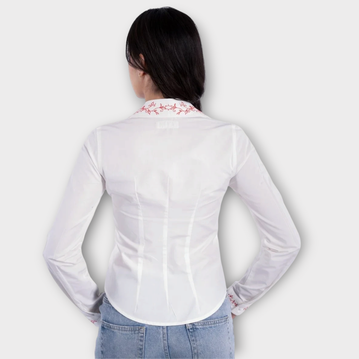 Vines Women Long Sleeve Shirt, view 4